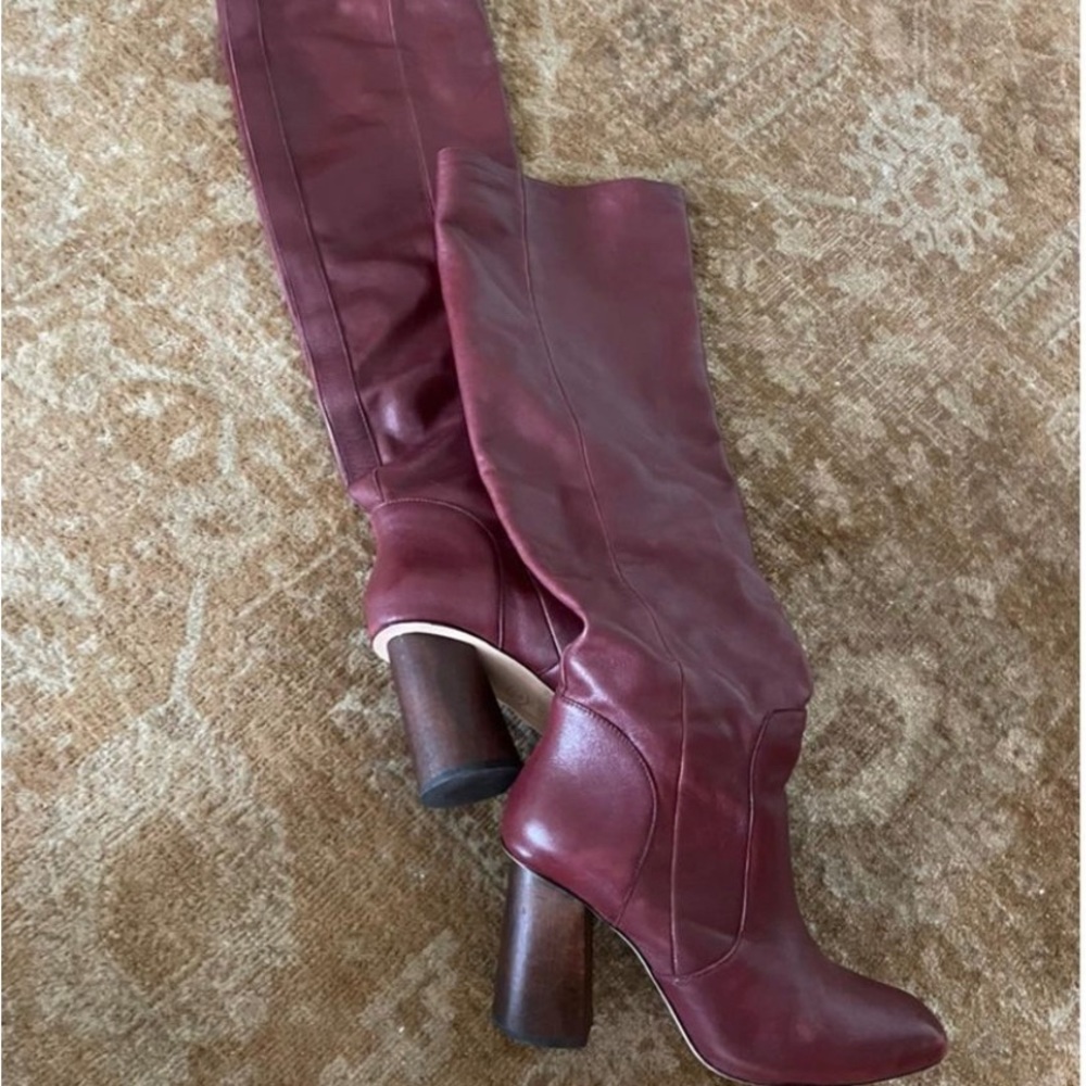 Joie burgundy boots